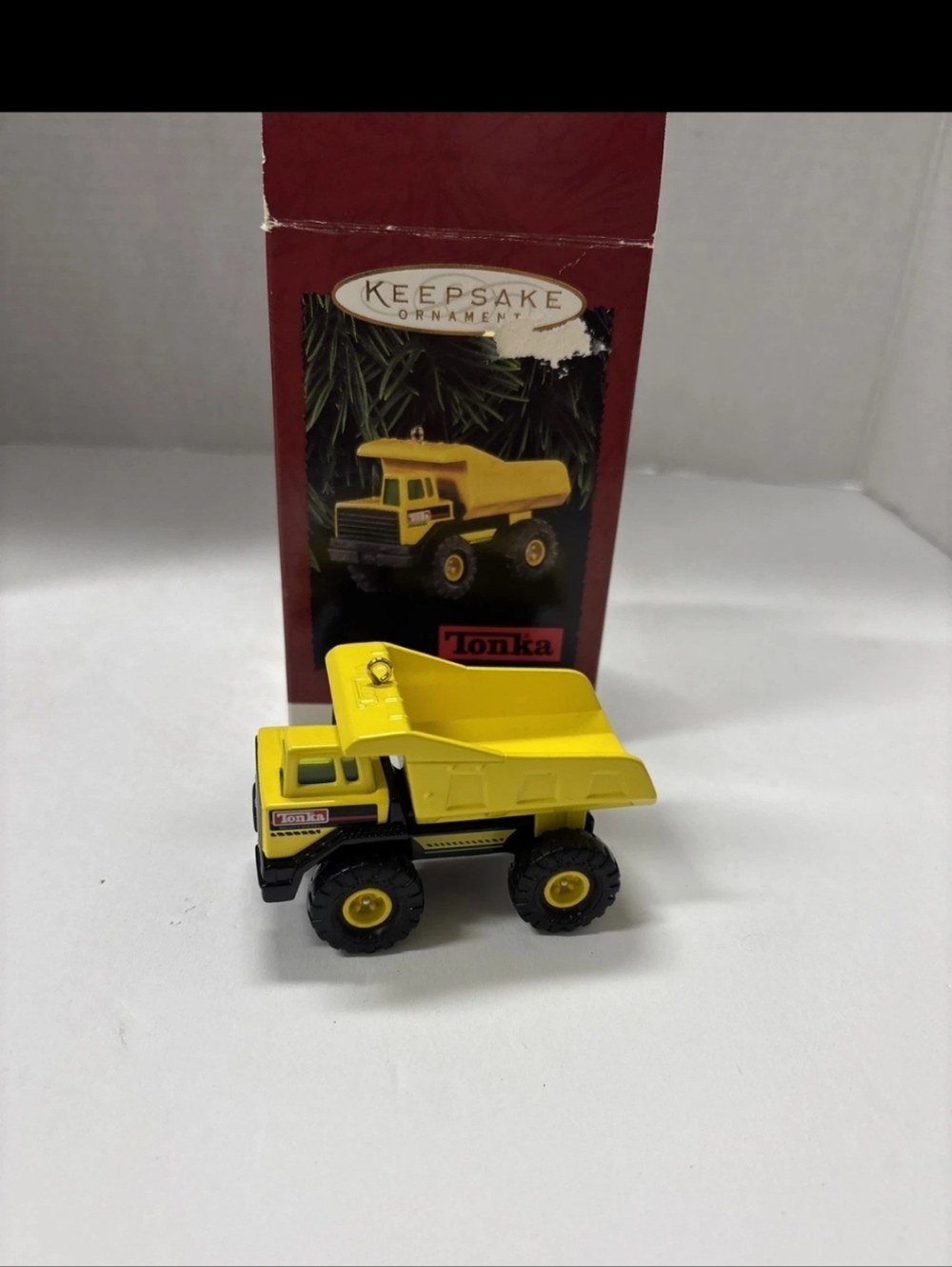 Tonka Yellow Dump Truck Kids Toy - Keepsake Ornament